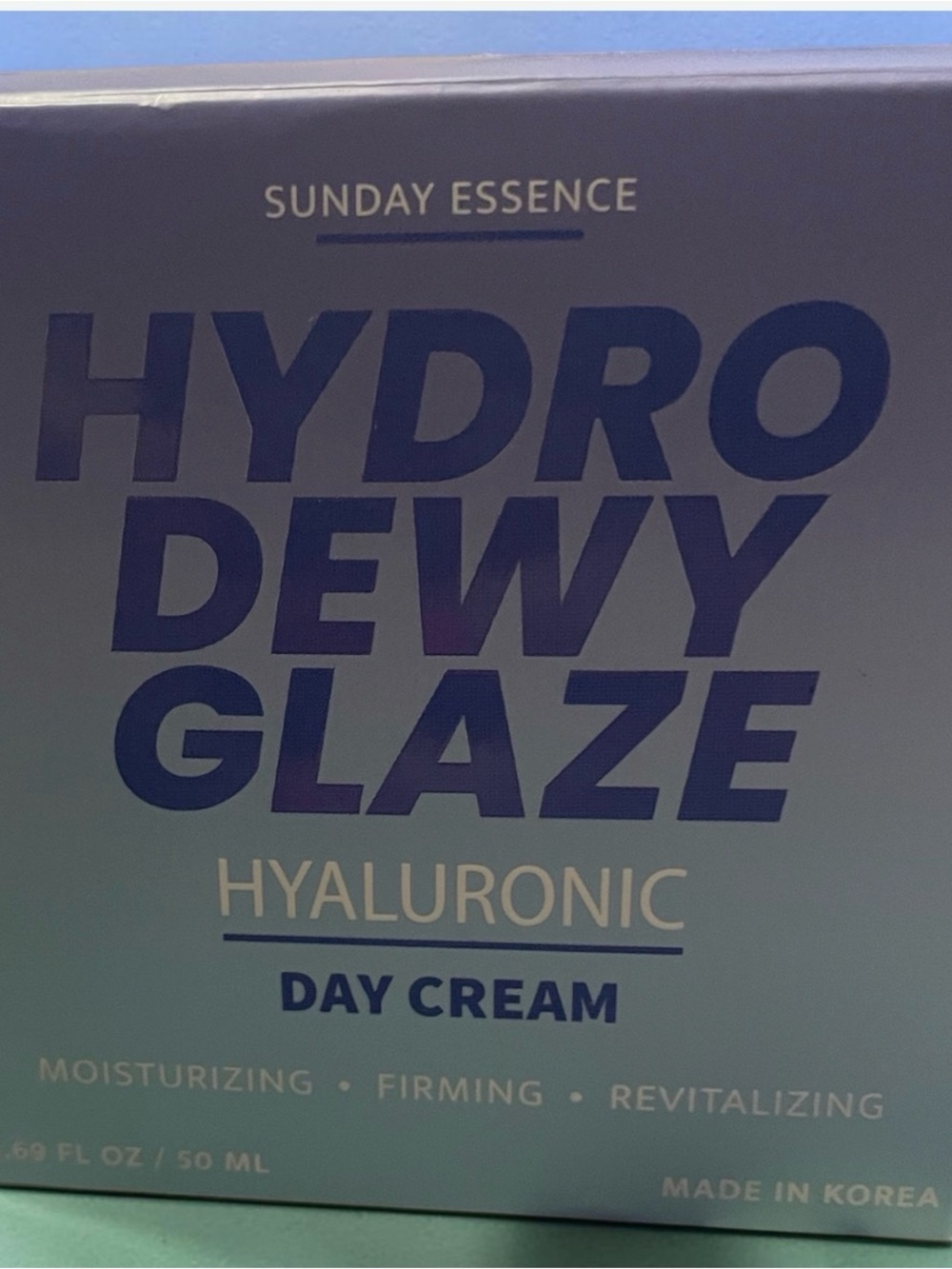 Hydro Dewy Glaze Hyaluronic Day Cream 1.69 Fl Ounces - New